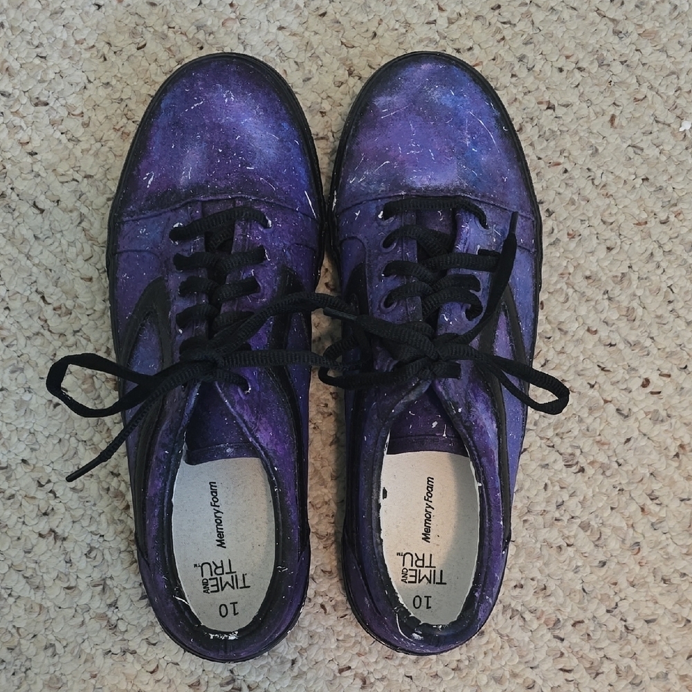 Custom Galaxy Sneakers